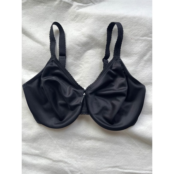 Wacoal 36DD Black Underwire Bra Full Coverage Adjustable Straps - Picture 1 of 7